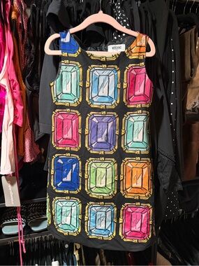 Moschino jewel pattern dress kids